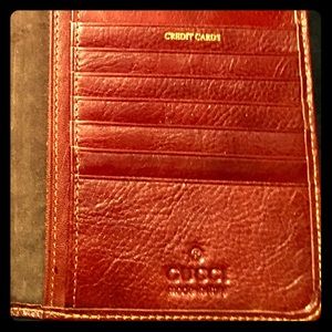 Gucci travel/passport wallet